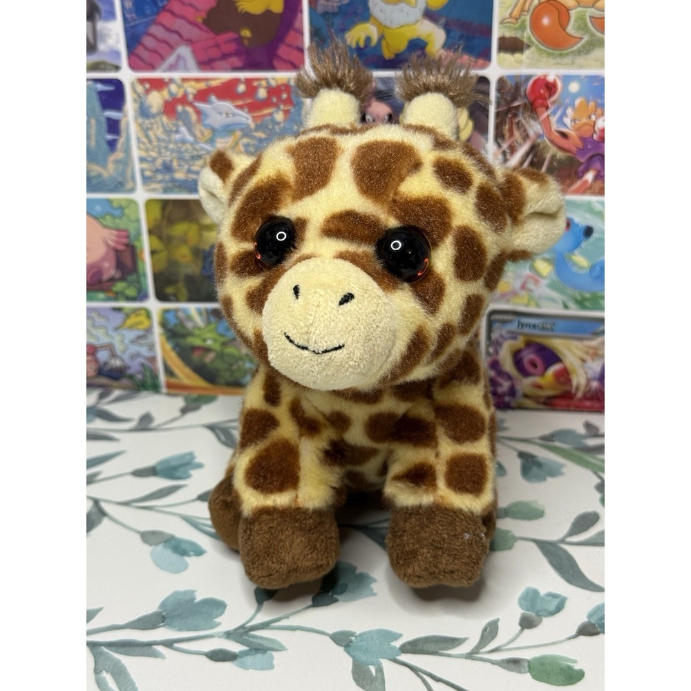 Ty Beanie Boo Peaches the Giraffe Plush 6" Big Eyes Stuffed Animal